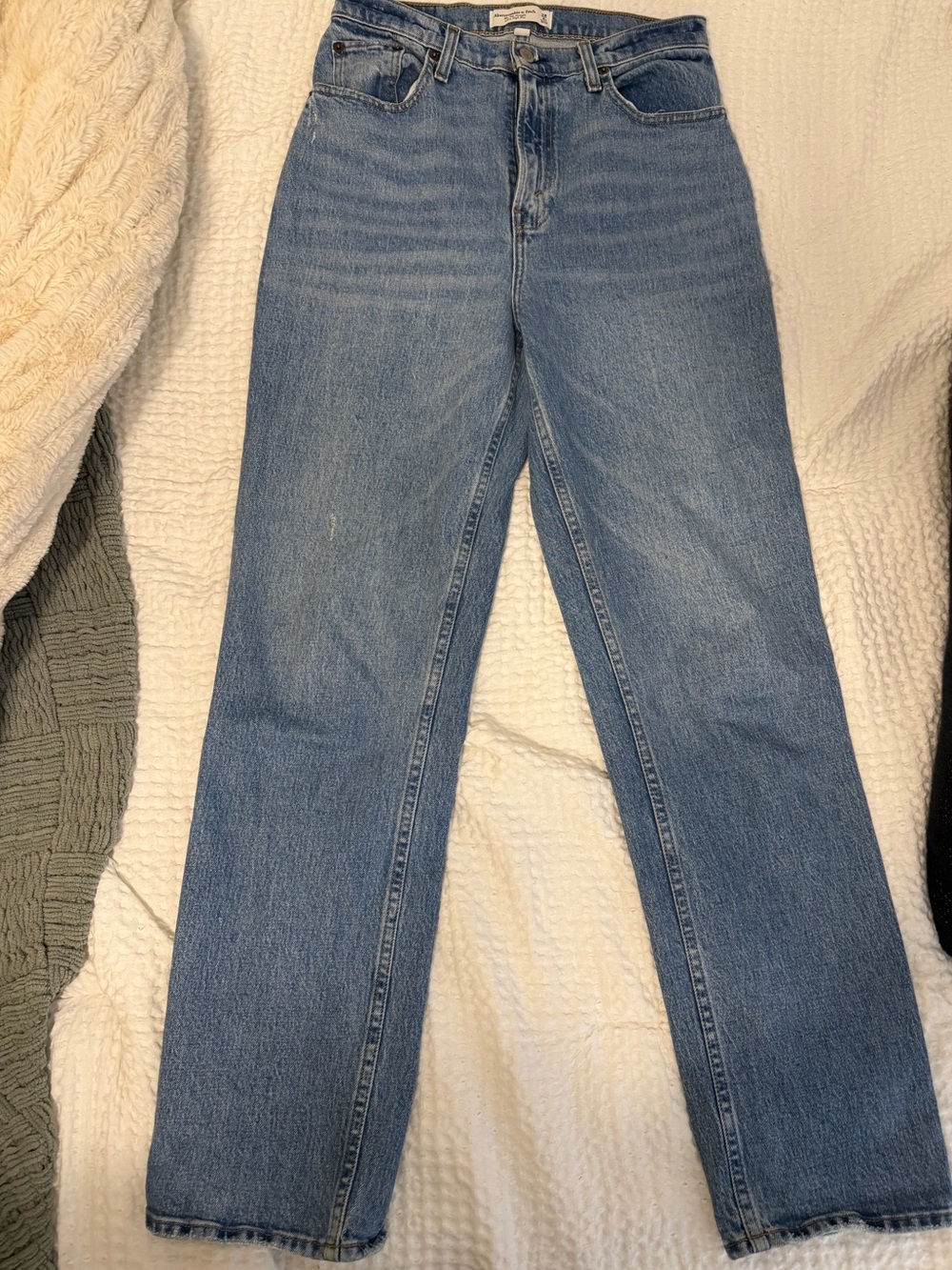 Abercrombie & Fitch the 90s straight ultra high rise curve love jeans